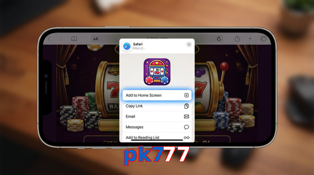 Game list for Pk777 ios section