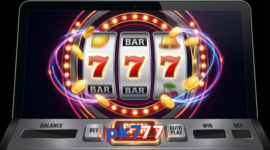 Main screen of Pk777 slots page for PK players