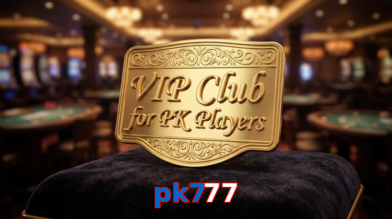 Main screen of Pk777 vip page for PK players